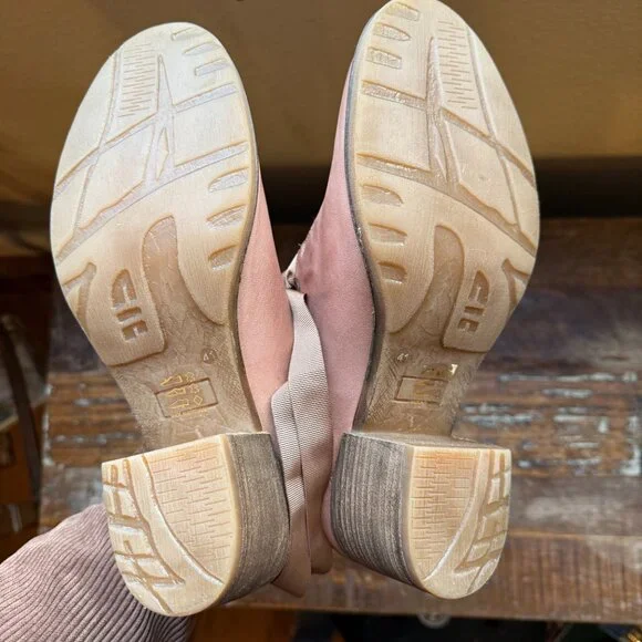 Sundance Casta Suede Rosa Boots Lace Up Block Heel Bootie - Sundance - Picture 6 of 6